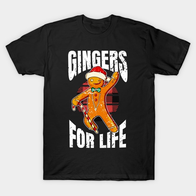 Christmas Santa Claus Gingers for life T-Shirt by design-lab-berlin